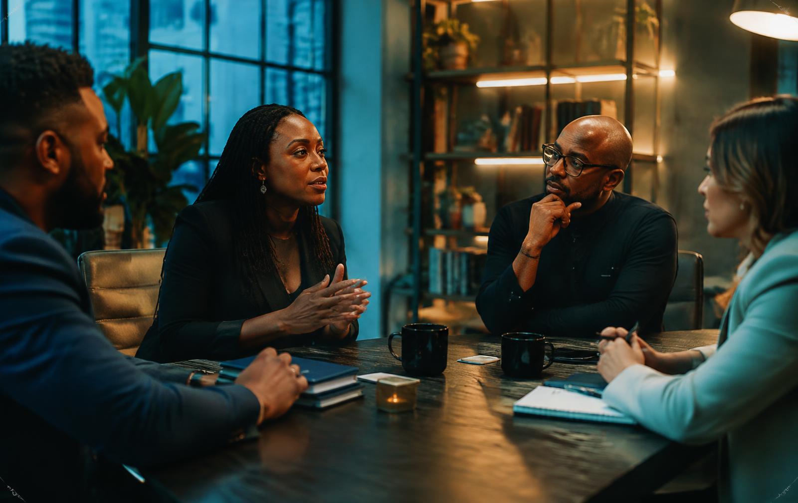 Executive coaching session
