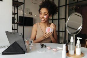 online-based beauty business using social media